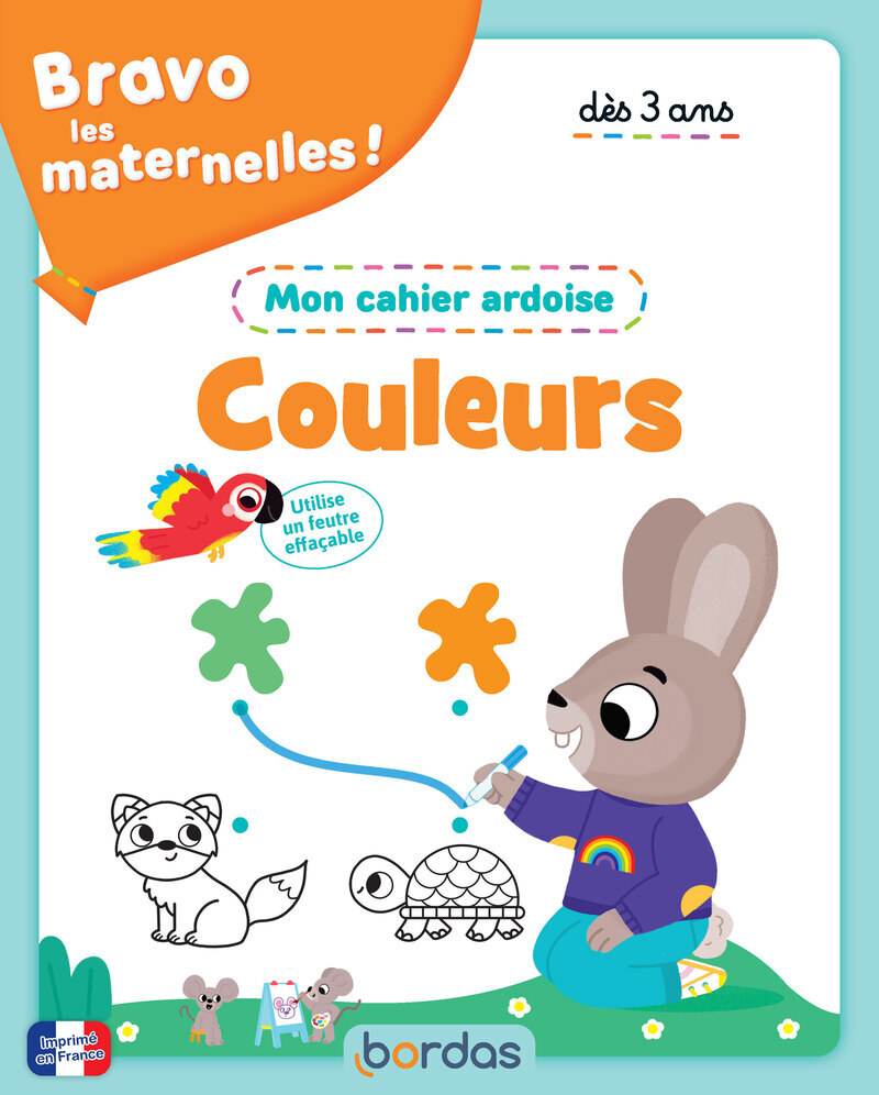 Bravo les maternelles ! - Mon cahier ardoise - Je découvre les couleurs -  - BORDAS