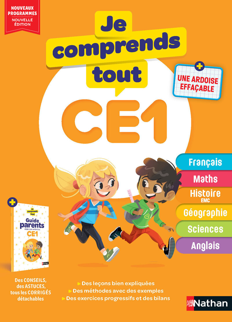 Je comprends tout CE1 - Isabelle Petit-Jean, Véronique Calle, Sylvie Cote, Micheline Cazès-Witta, Marian Hollings, Clémence Roux de Luze - NATHAN