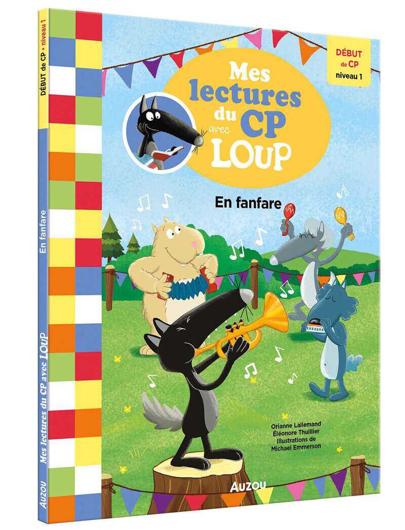 Mes lectures du cp avec loup - en fanfare ! -  - AUZOU