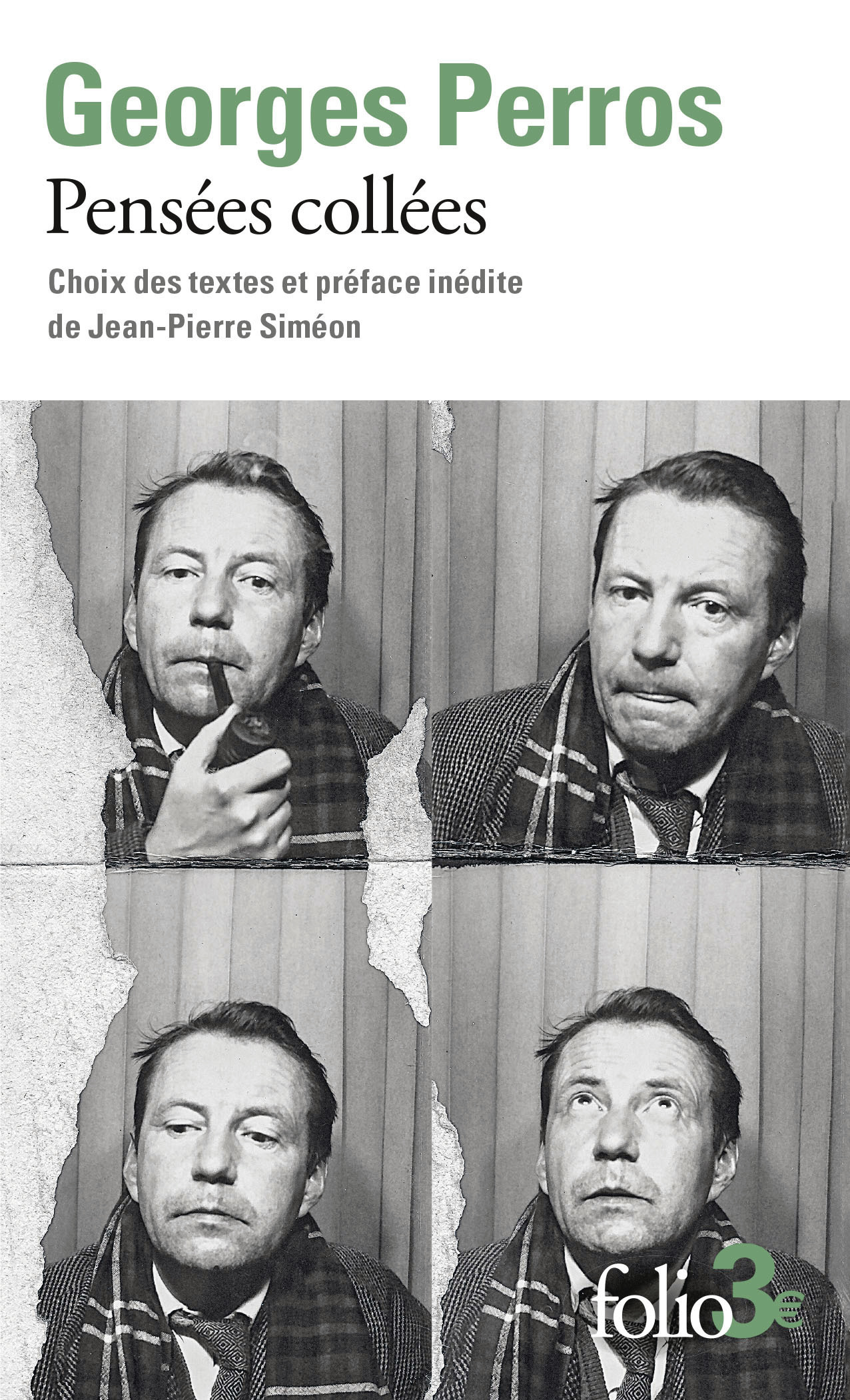 Pensées collées - Georges Perros, Jean-Pierre Siméon - FOLIO