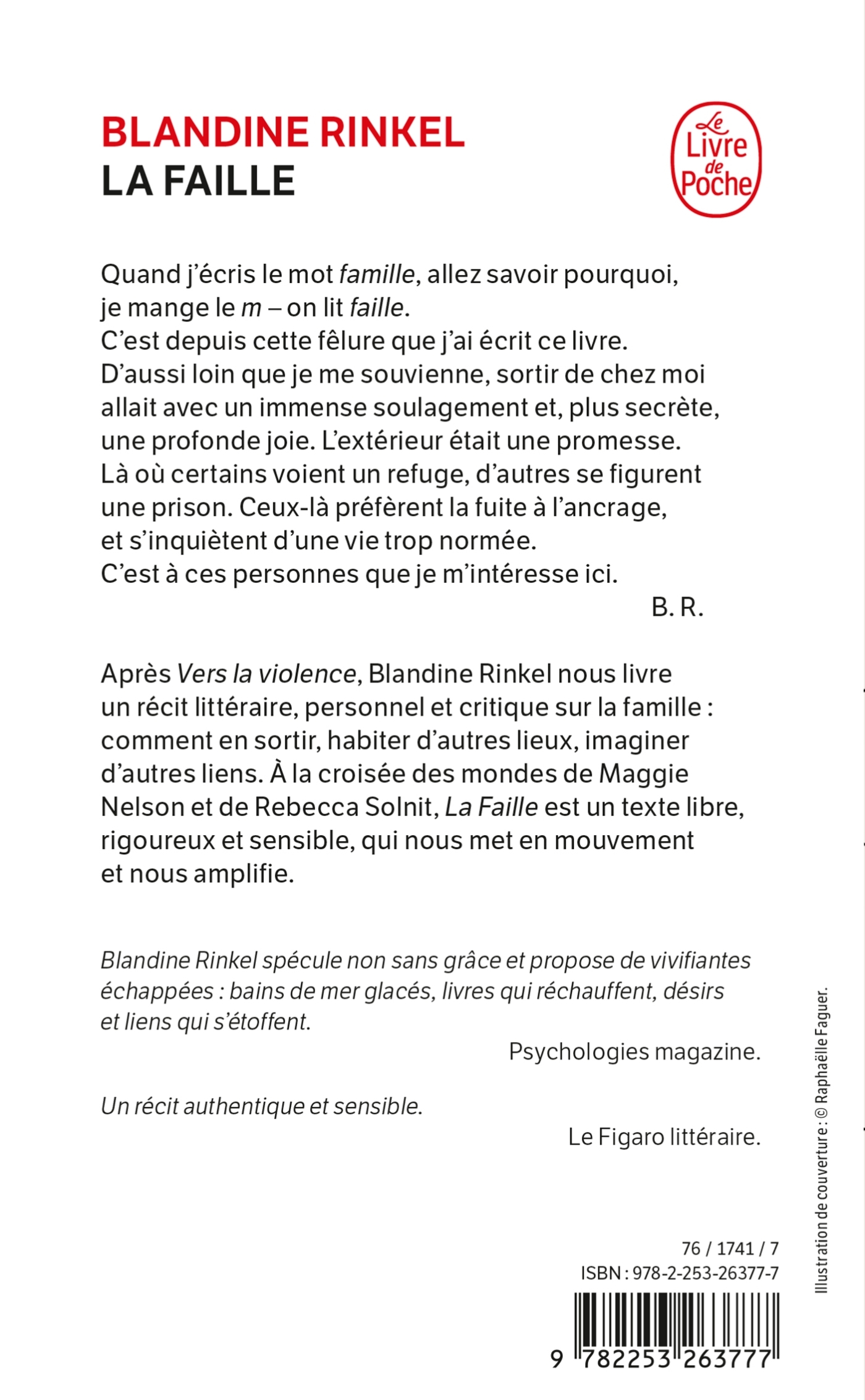 La Faille - Blandine Rinkel - LGF