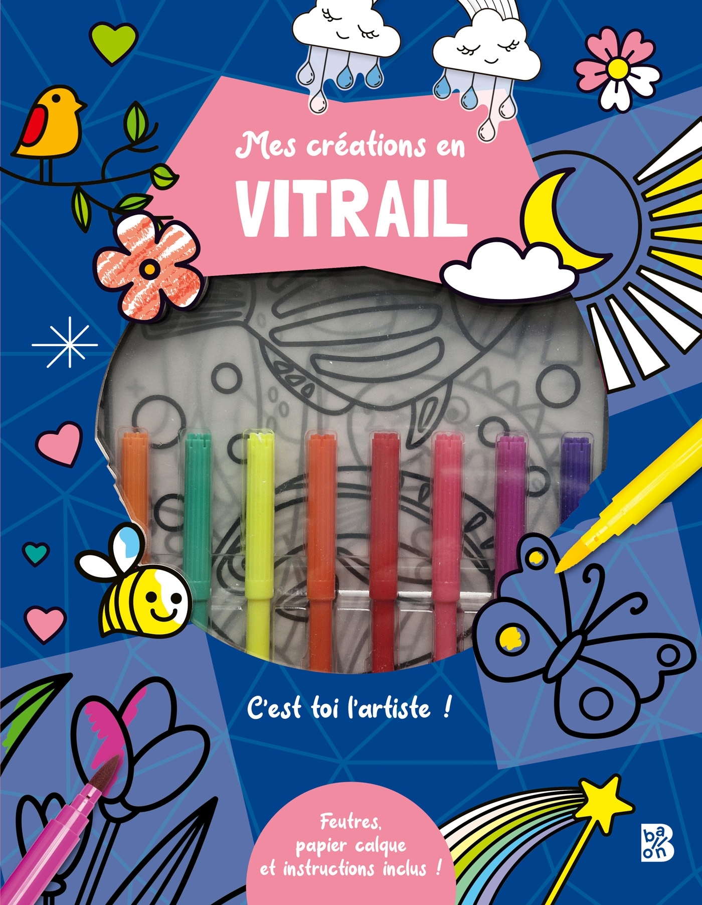 Mes créations en vitrail -  - BALLON