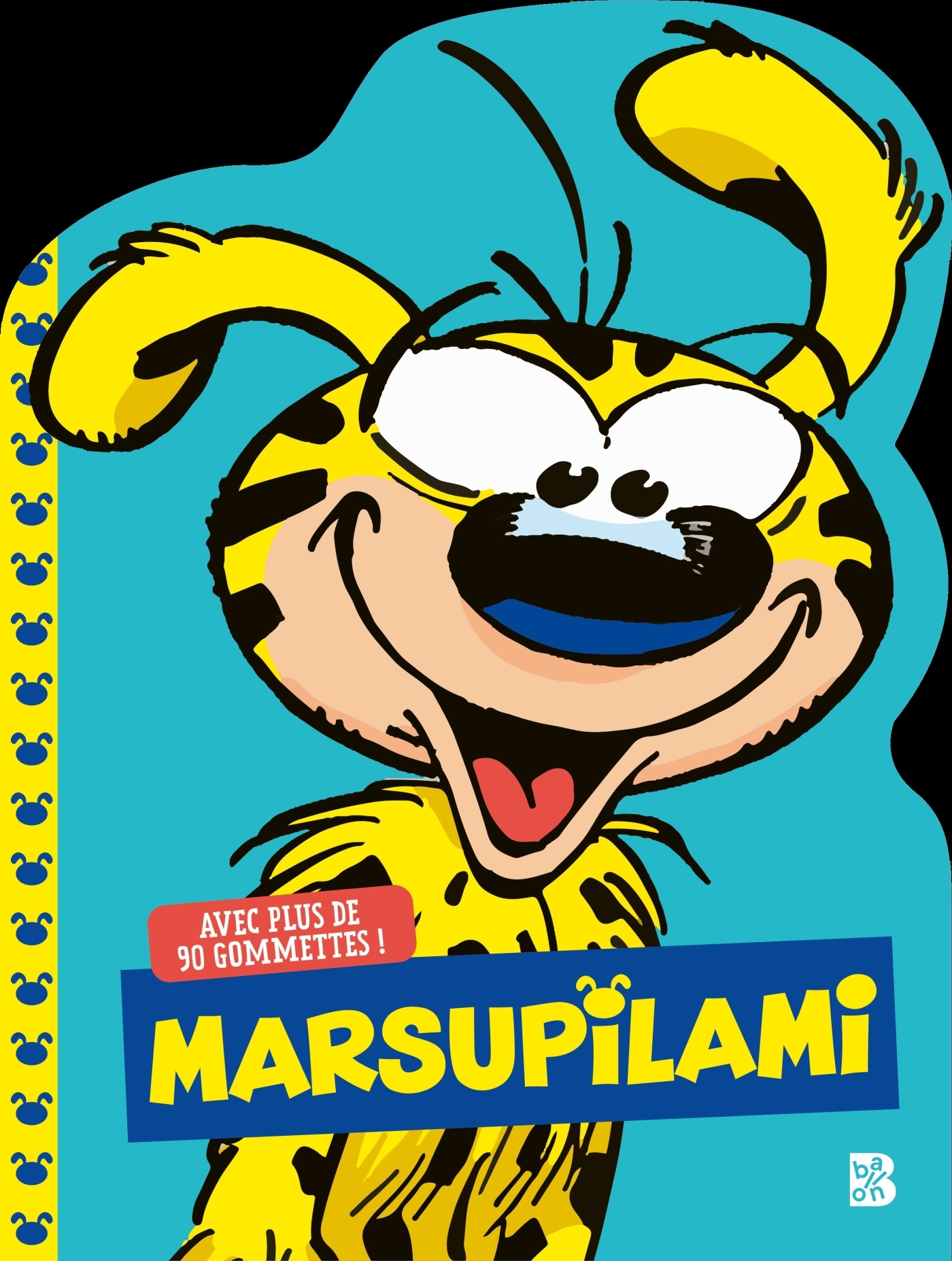 Mes premières gommettes : Bonjour, Marsupilami (bleu) -  - BALLON