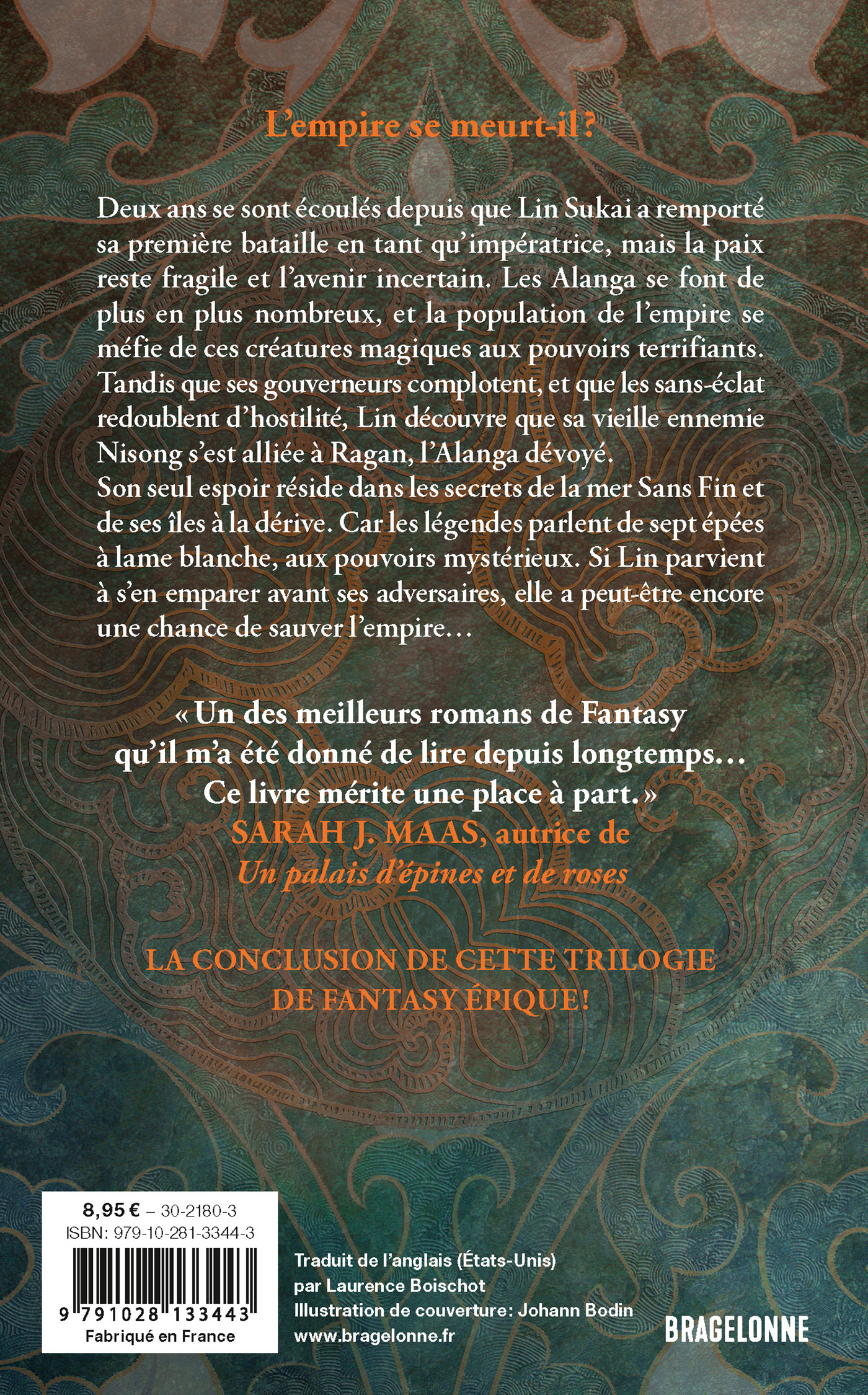 L'Empire d'écume, T3 : La Guerre des éclats d'os - Andrea Stewart - BRAGELONNE