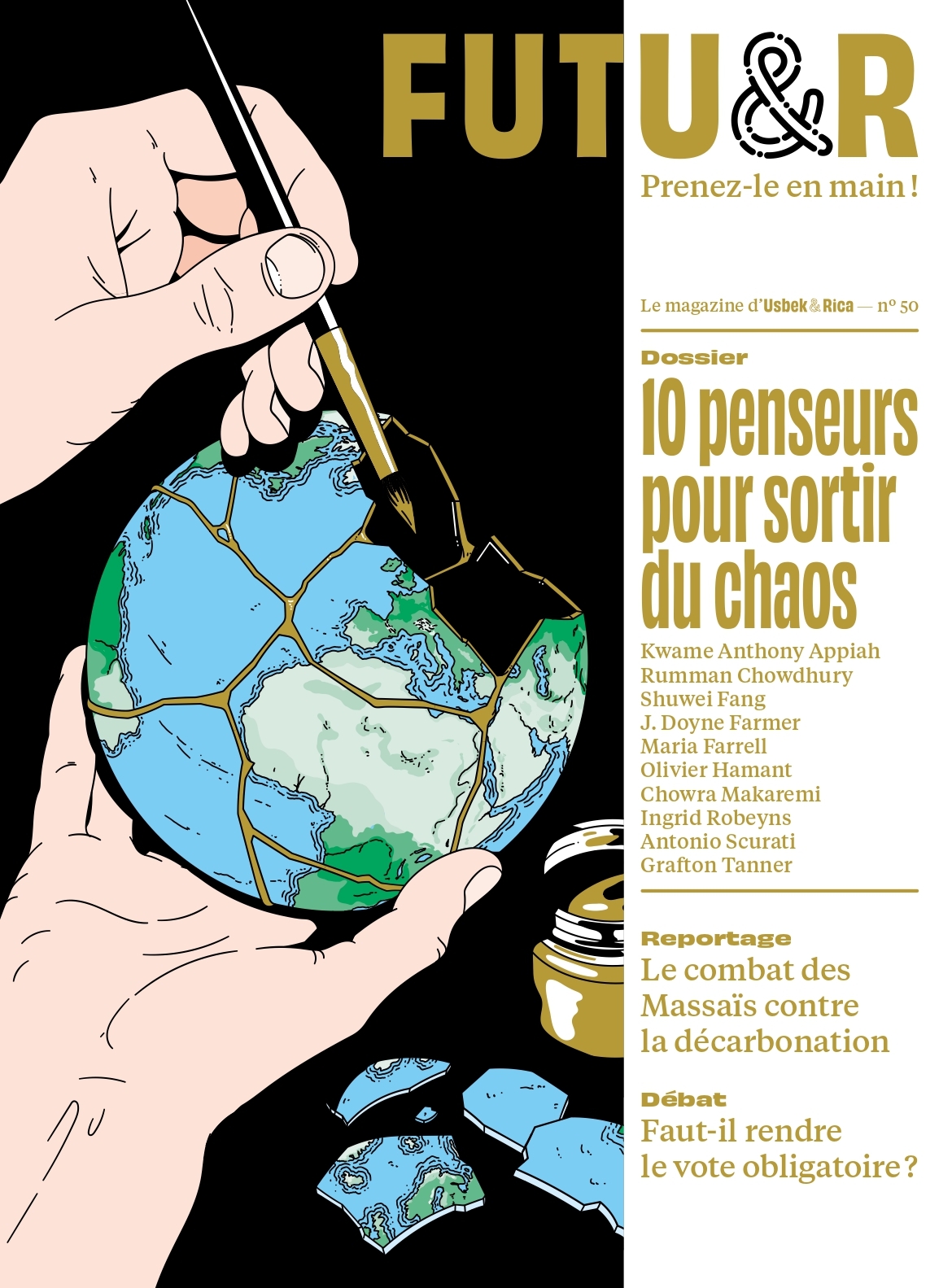FUTUR n°50 : 10 penseurs pour sortir du chaos -  Usbek & Rica - USBEK ET RICA