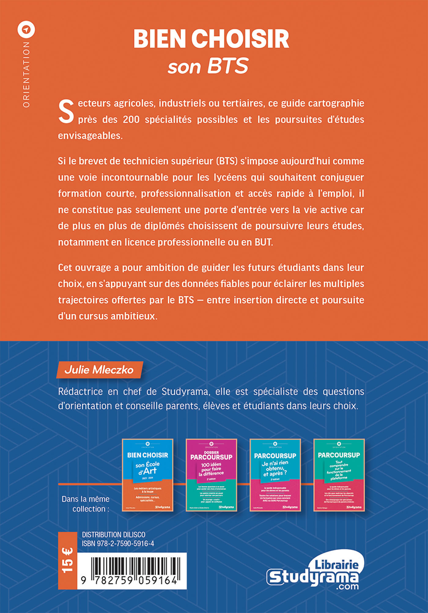 Bien choisir son BTS - Julie Mleczko - STUDYRAMA