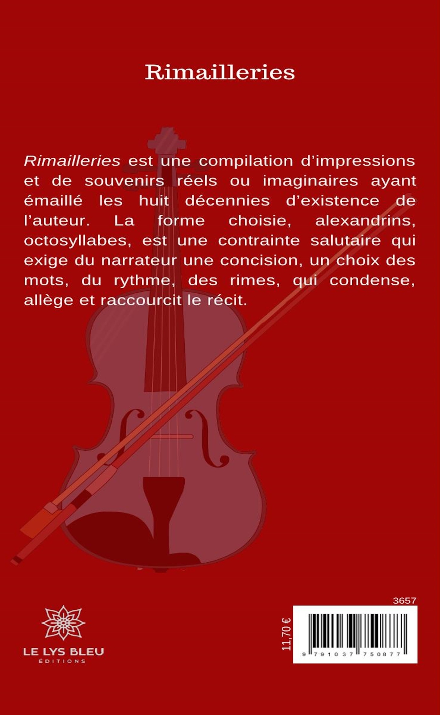 Rimailleries - Alain Soubrie - LE LYS BLEU