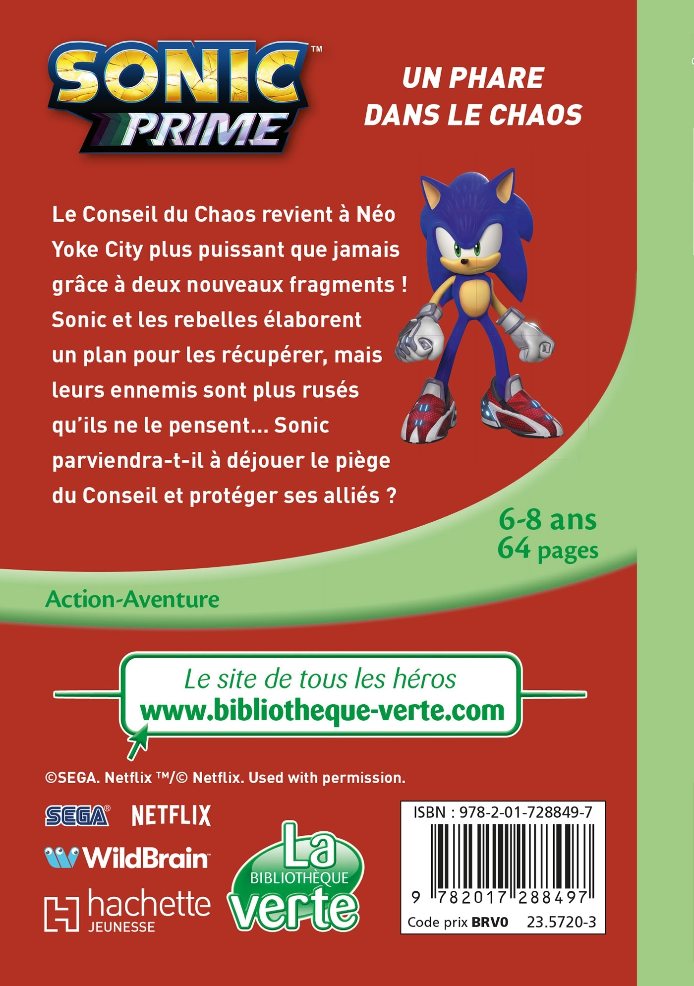 Sonic Prime, Tome 12 -  SEGA - HACHETTE JEUN.