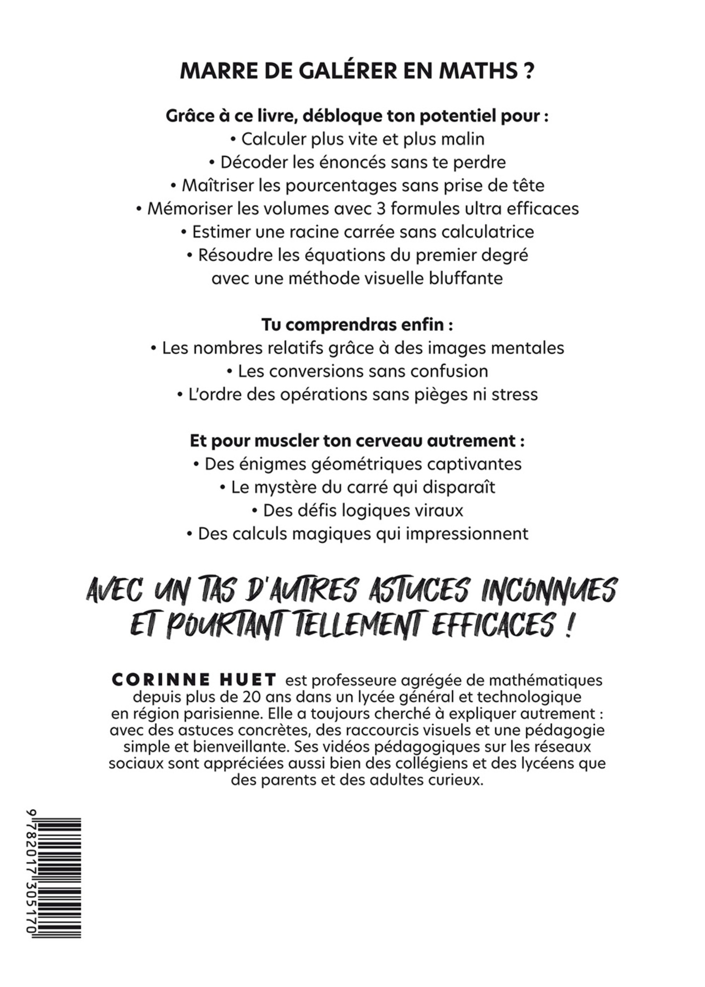 Les maths sans prise de tête - Corinne Huet - HACHETTE PRAT