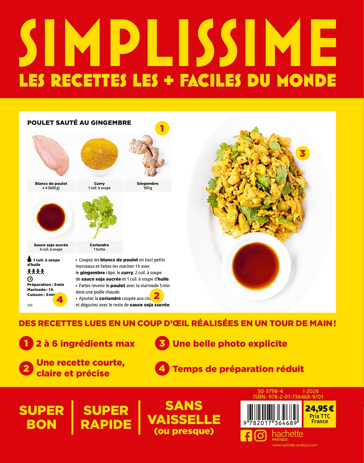 Simplissime Asie - Les Recettes les + Faciles du monde - Jean-François Mallet - HACHETTE PRAT