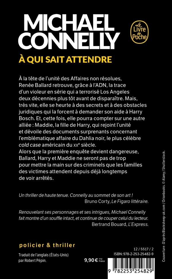 À qui sait attendre - Michael Connelly - LGF