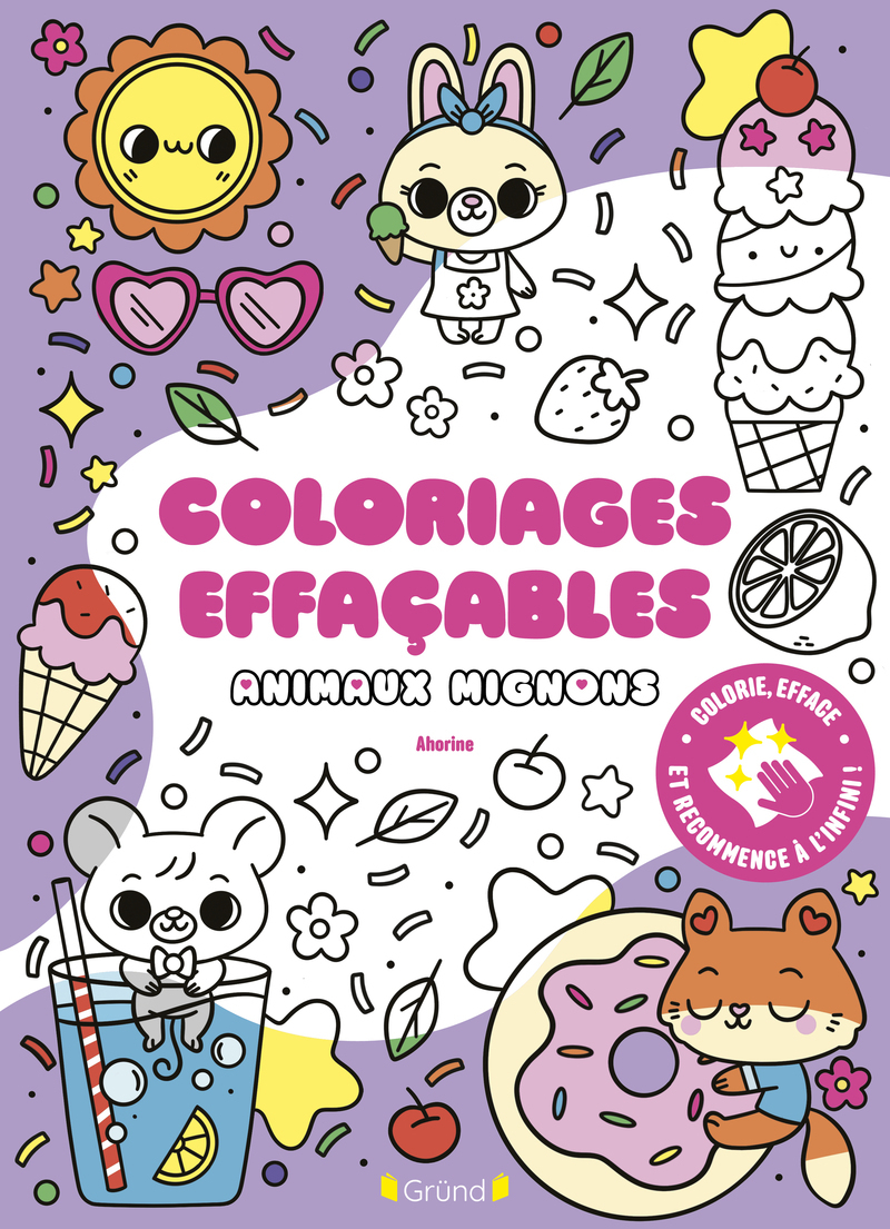 Coloriages effaçables - Animaux mignons -  - GRUND