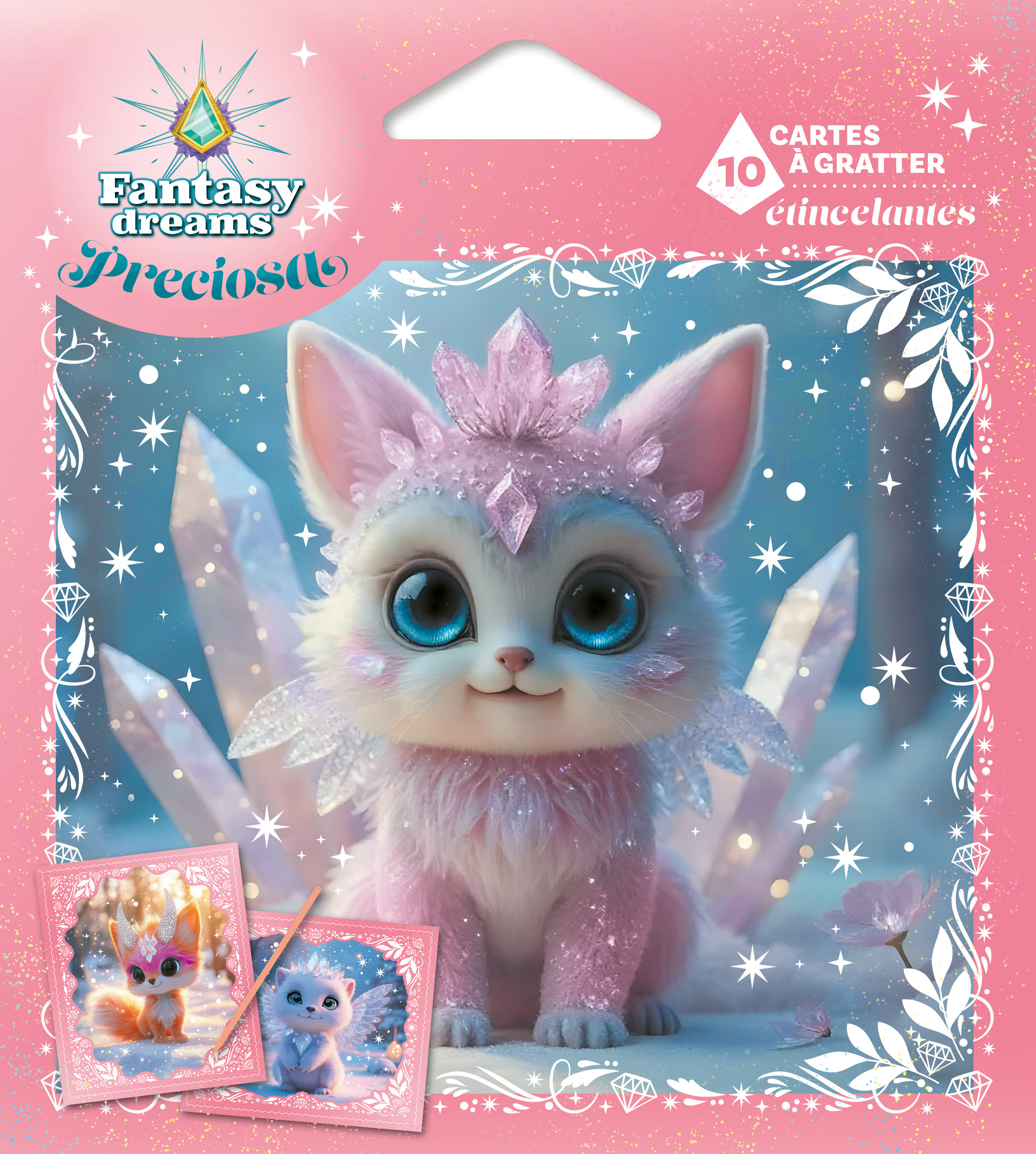 Cartes à gratter étincelantes - Hiver enchanté (Preciosa) -  - FLEURUS