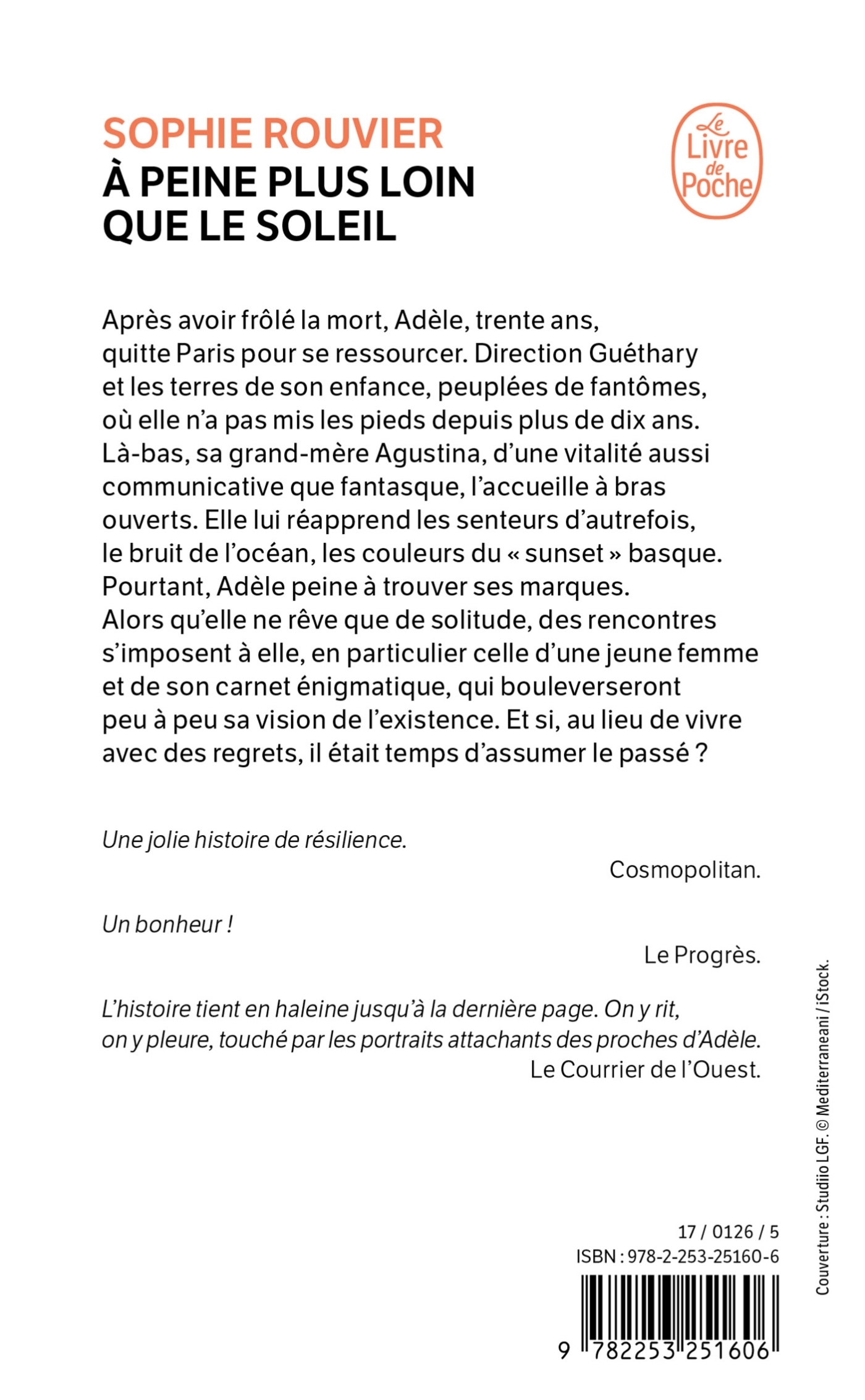 A peine plus loin que le soleil - Sophie Rouvier - LGF