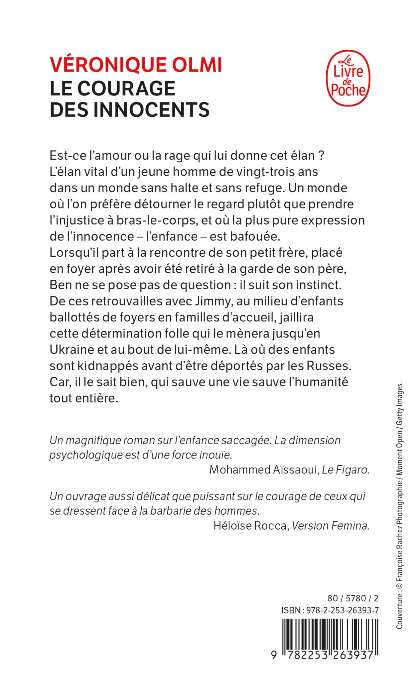 Le Courage des innocents - Véronique Olmi - LGF