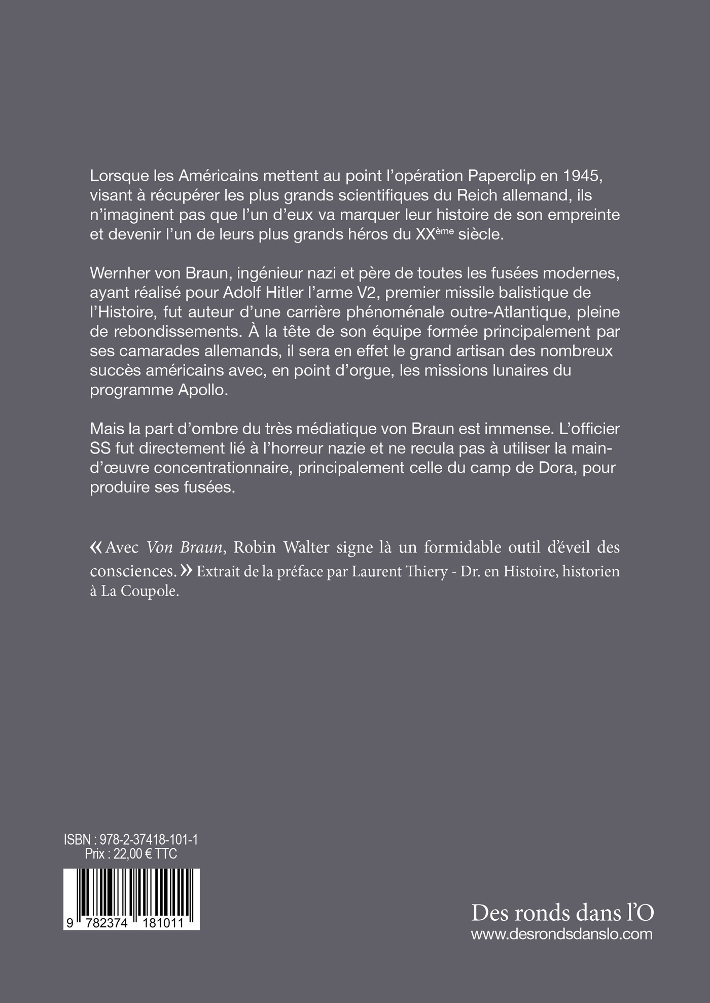 Von Braun - Robin Walter, Walter Robin - RONDS DANS L O