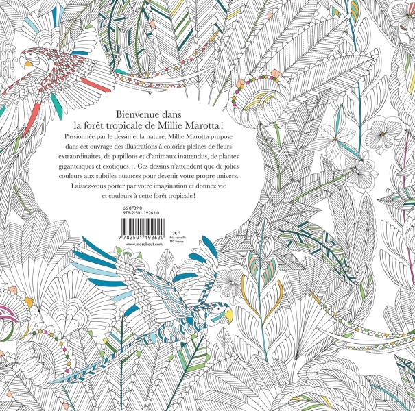 Forêt tropicale - Millie Marotta - MARABOUT