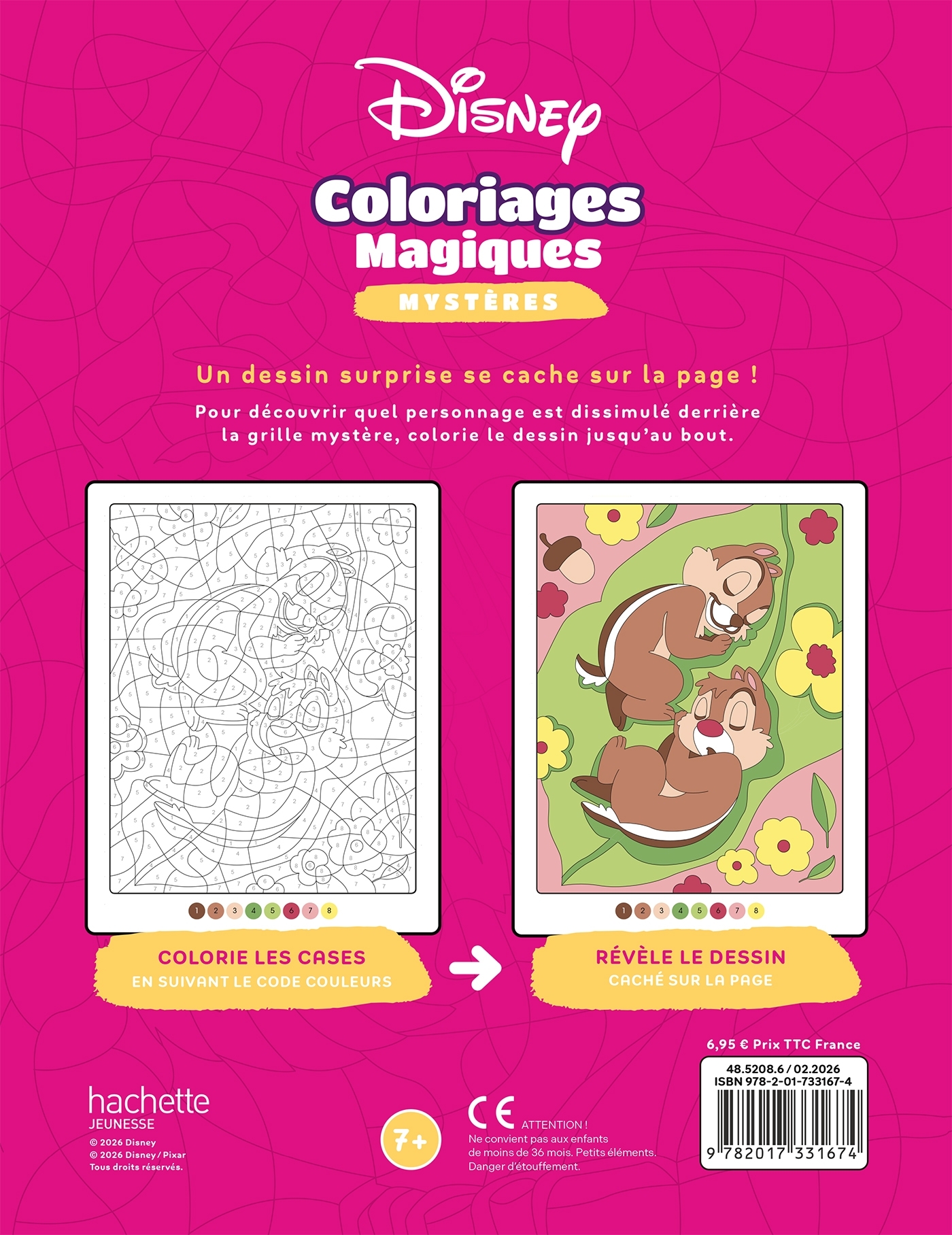 DISNEY - Mes Coloriages Magiques Mystères - Mignon & Tout Doux -  - DISNEY HACHETTE