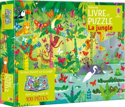 La jungle - Coffret livre et puzzle - Dès 5 ans - Kirsteen Robson - USBORNE
