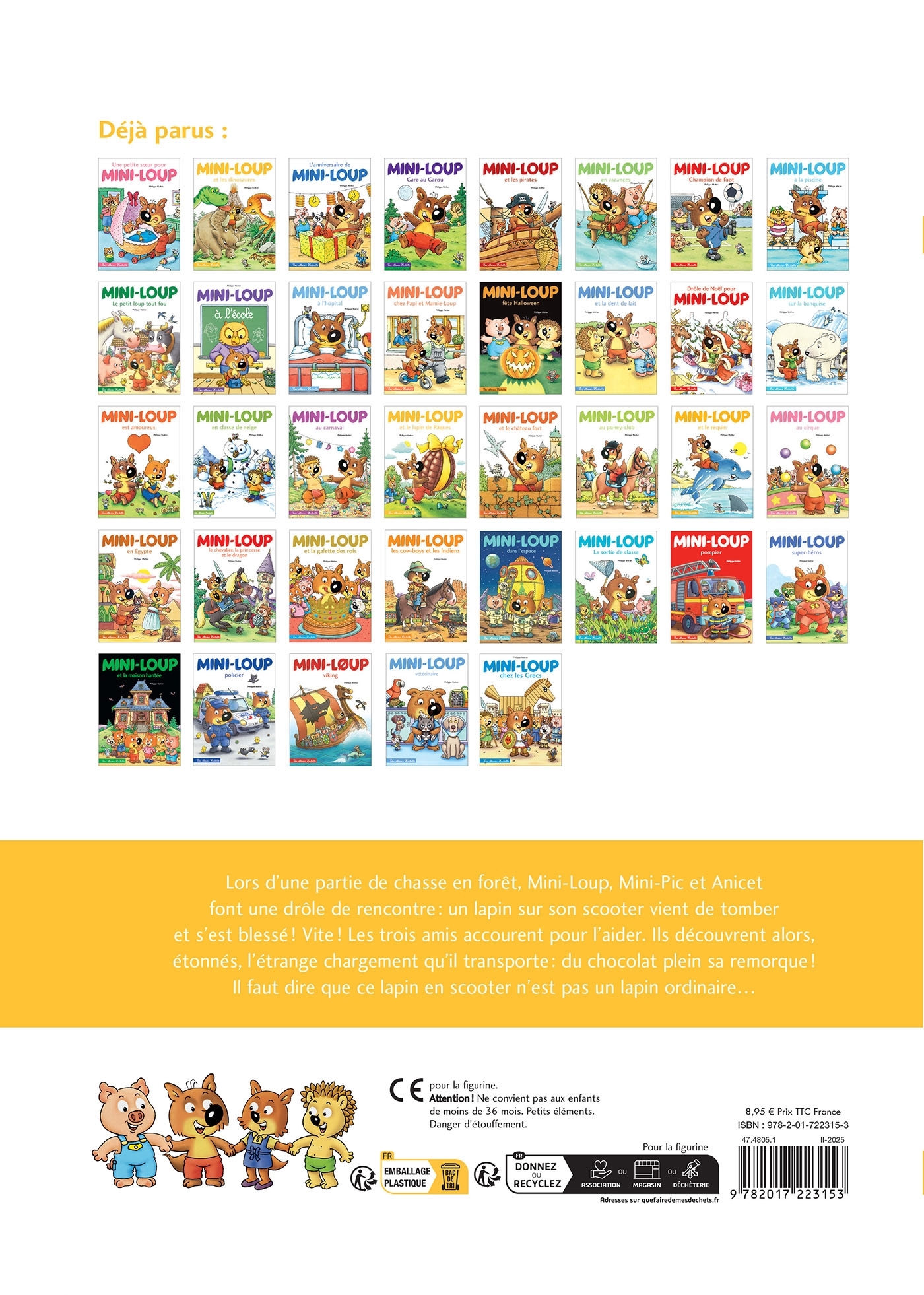 Mini-Loup et le lapin de pâques avec figurine - Philippe Matter - HACHETTE ENFANT