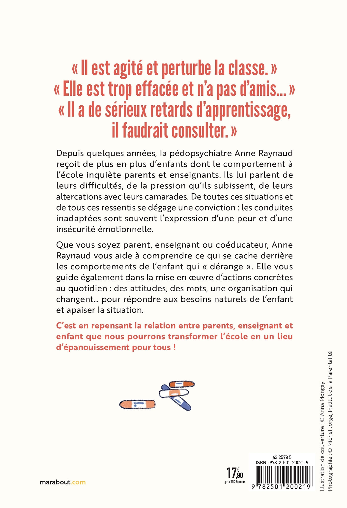 Cet enfant qui dérange à l'école - Anne Raynaud - MARABOUT