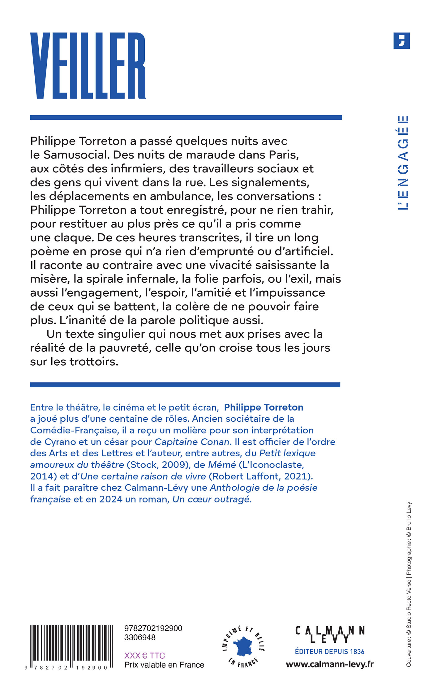 Veiller - Philippe Torreton - CALMANN-LEVY