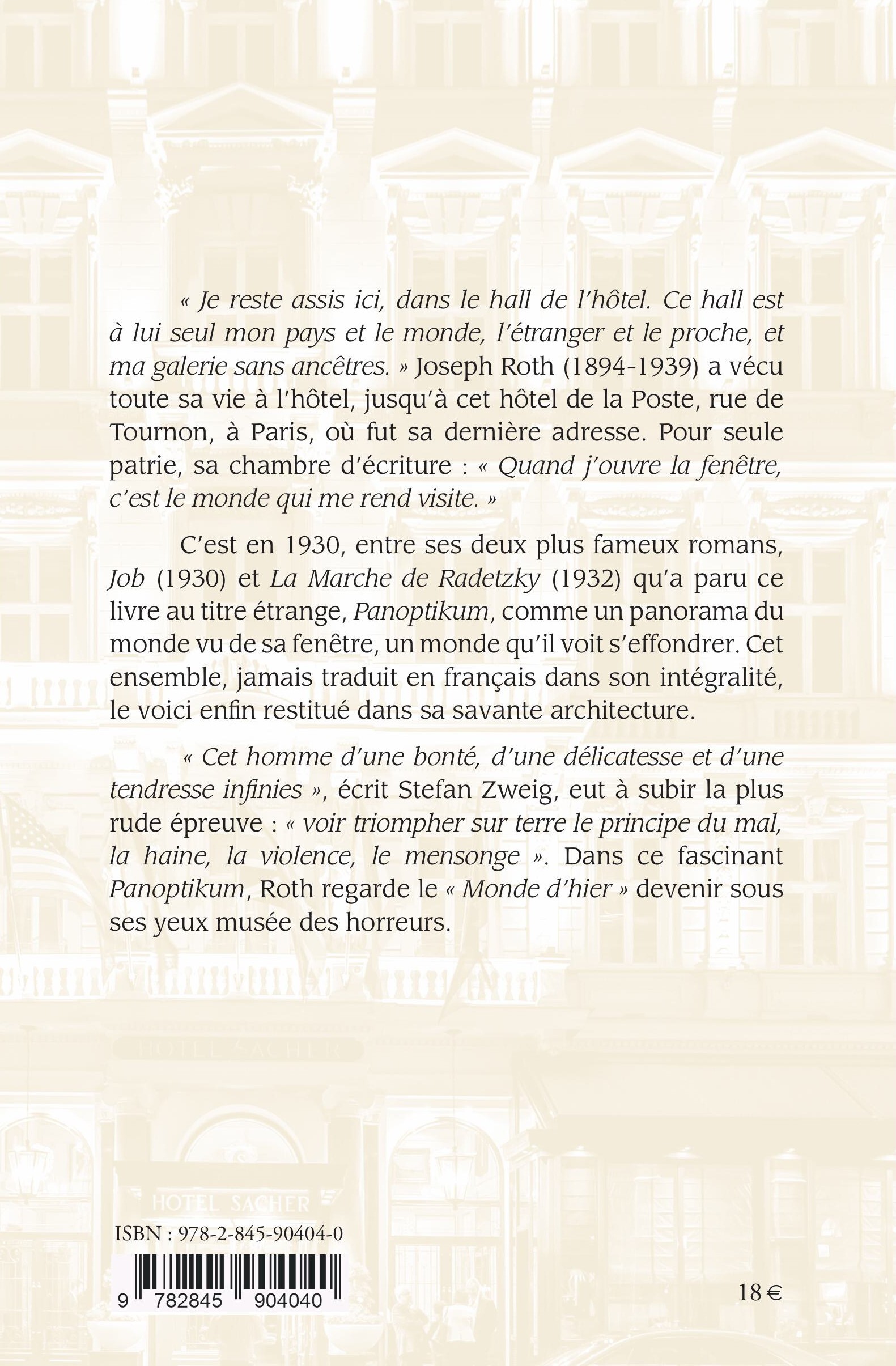 Panoptikum - Joseph Roth, Stefan Zweig - ARFUYEN