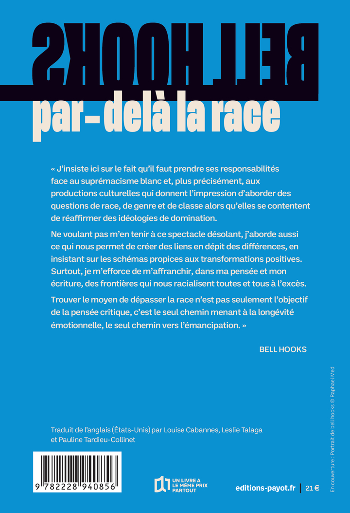 Par-delà la race - bell hooks - PAYOT