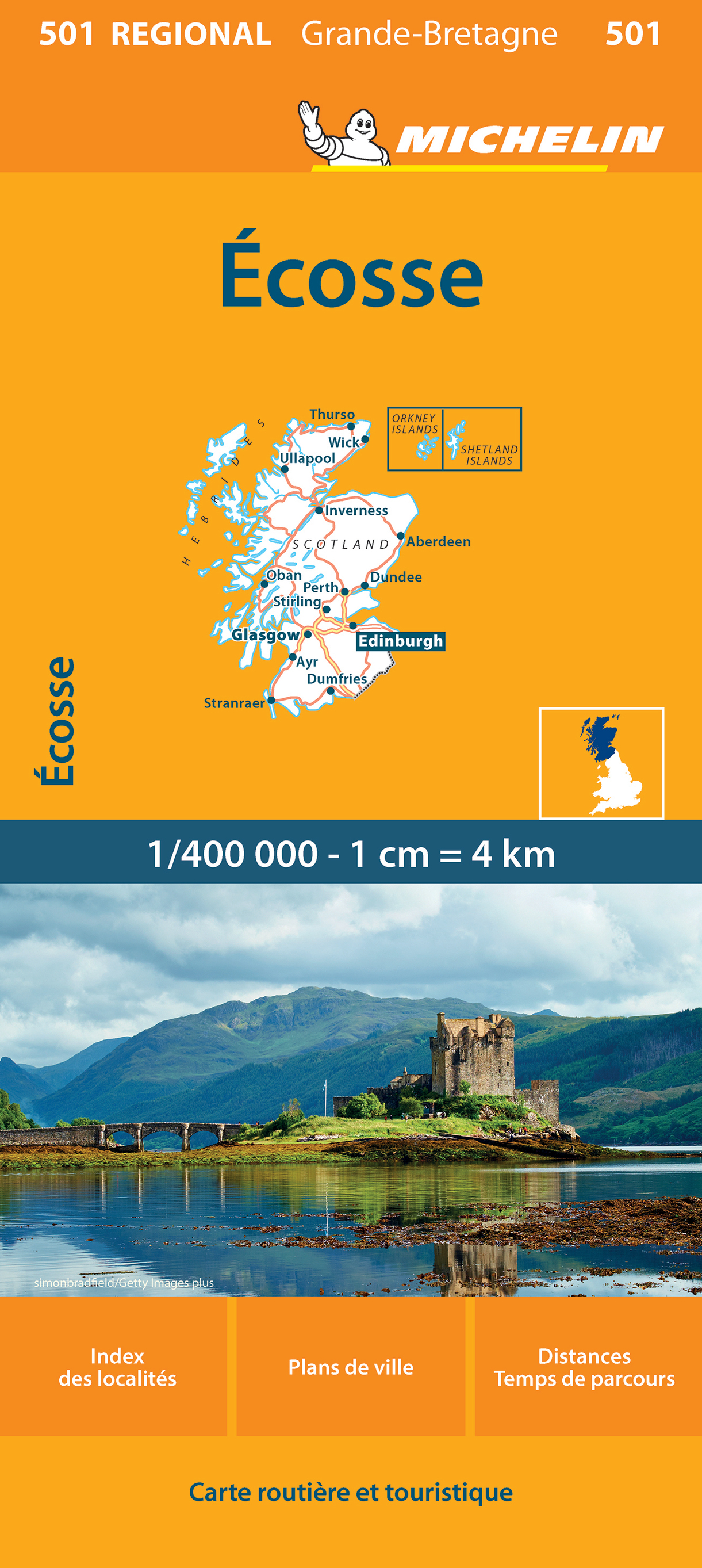 Carte Régionale Ecosse - XXX - MICHELIN