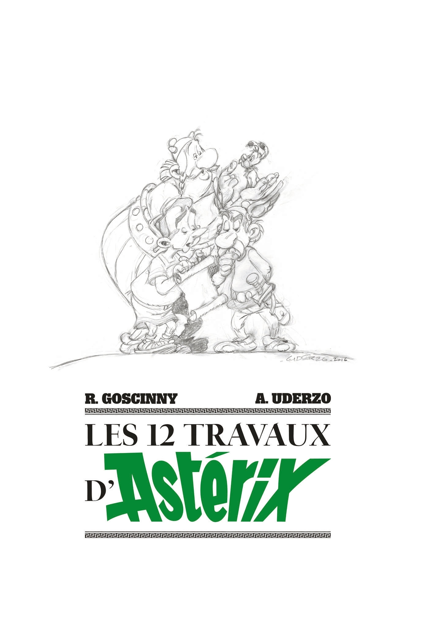 ASTERIX - LES 12 TRAVAUX D'ASTERIX - ARTBOOK -  - HACHETTE