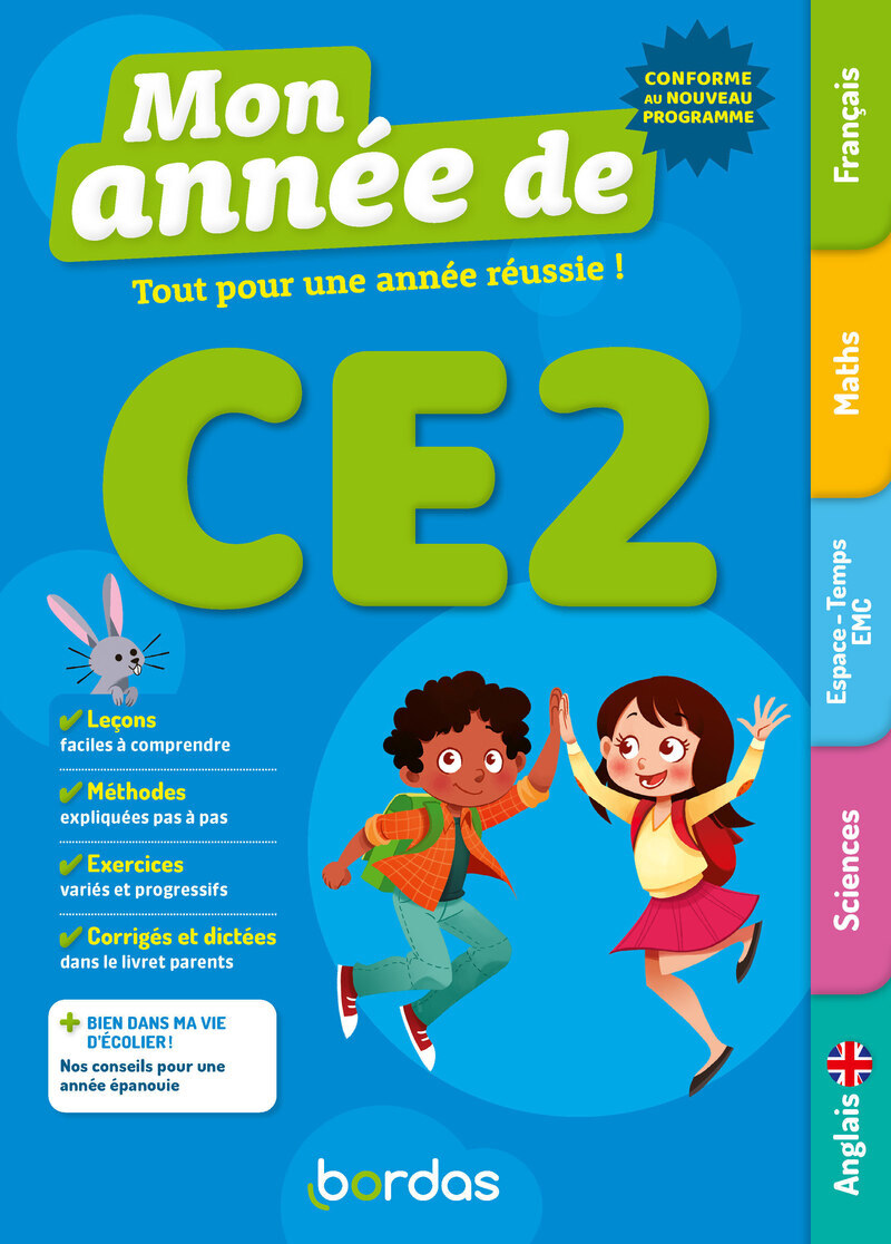 Mon année de CE2 - Aline Clavier, Francine Martineau, Laurence Pineau - BORDAS