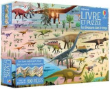 Livre et puzzle : les dinosaures dans le temps