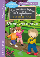 Mes premieres lectures 100% syllabiques : on est bien au jardin