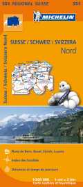 Carte regionale europe - carte regionale suisse / schweiz / svizzera nord