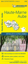Carte departementale france - carte departementale aube, haute-marne