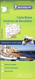 Cartes zoom n.147 : costa brava - environs de barcelone