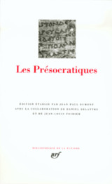 Les presocratiques