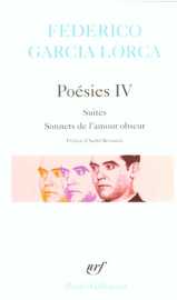 Poesies tome 4 - suites, sonetos de l'amour obscur
