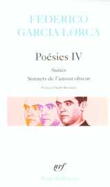 Poesies tome 4  -  suites, sonetos de l'amour obscur