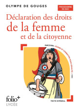 Declaration des droits de la femme et de la citoyenne  -  bac 2022