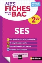 Mes fiches abc du bac tome 1 : sciences economiques et sociales  -  2de (edition 2020)