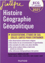 Ecg 1 : histoire, geographie, geopolitique  -  50 fiches et dissertations