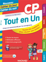 Tout en un cp - leçons, méthodes et exercices - nouveau cahier du jour cahier du soir