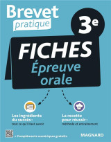 Brevet pratique fiches epreuve orale 3e brevet 2022 : l'essentiel pour reussir l'epreuve orale en 38 fiches efficaces