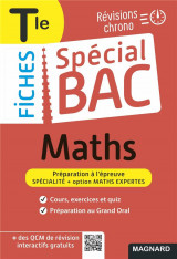 Fiches special bac : maths + maths expertes  -  terminale bac 2022  -  tout le programme en 61 fiches, memos, schemas-bilans, exercices et qcm