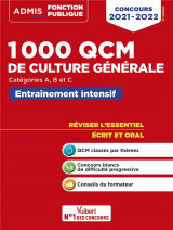 1000 qcm de culture generale - concours de la fonction publique - categories a, b et c