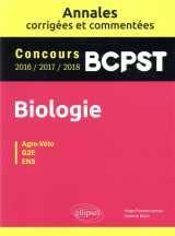 Concours bcpst - biologie (edition 2018)
