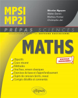 Mathematiques  -  mpsi/mp2i  -  nouveaux programmes