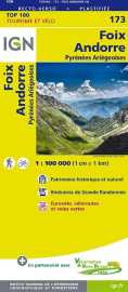 Top100173 foix/andorre 1/100.000