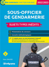 Sous-officier de gendarmerie  sujets types inedits (categorie b  concours 2022-2023)